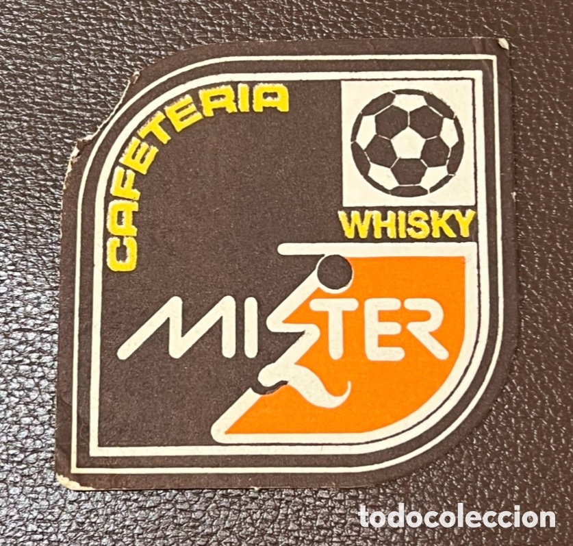 Otros art&iacute;culos de coleccionismo en papel: Posavasos. Cafeteria. Whisky. MISTER. Oviedo. A&ntilde;os 70.