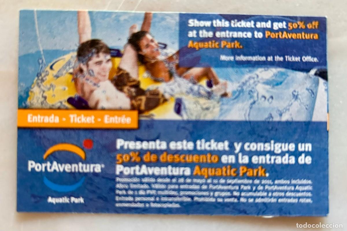 Otros art&iacute;culos de coleccionismo en papel: ENTRADA PORT AVENTURA 2011 PROMOCI&Oacute;N ADULTO 1 D&Iacute;A - PARQUE TEM&Aacute;TICO