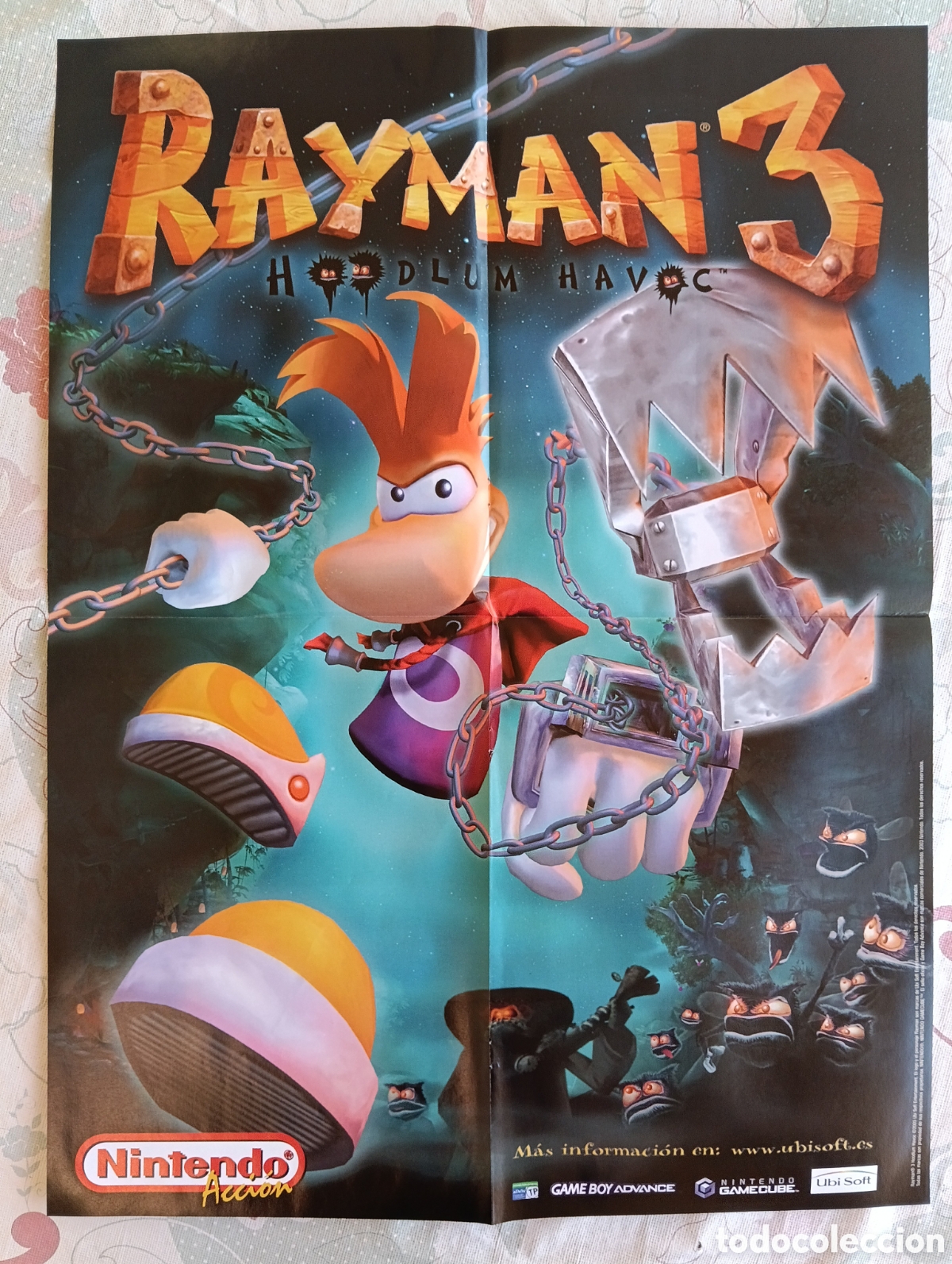 Otros art&iacute;culos de coleccionismo en papel: Poster Rayman 3 Hoodlum Havoc