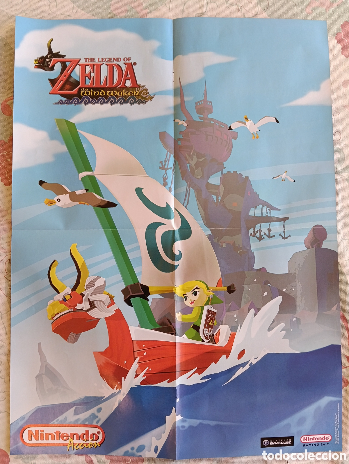 Otros art&iacute;culos de coleccionismo en papel: Poster The legend of zelda windwalker
