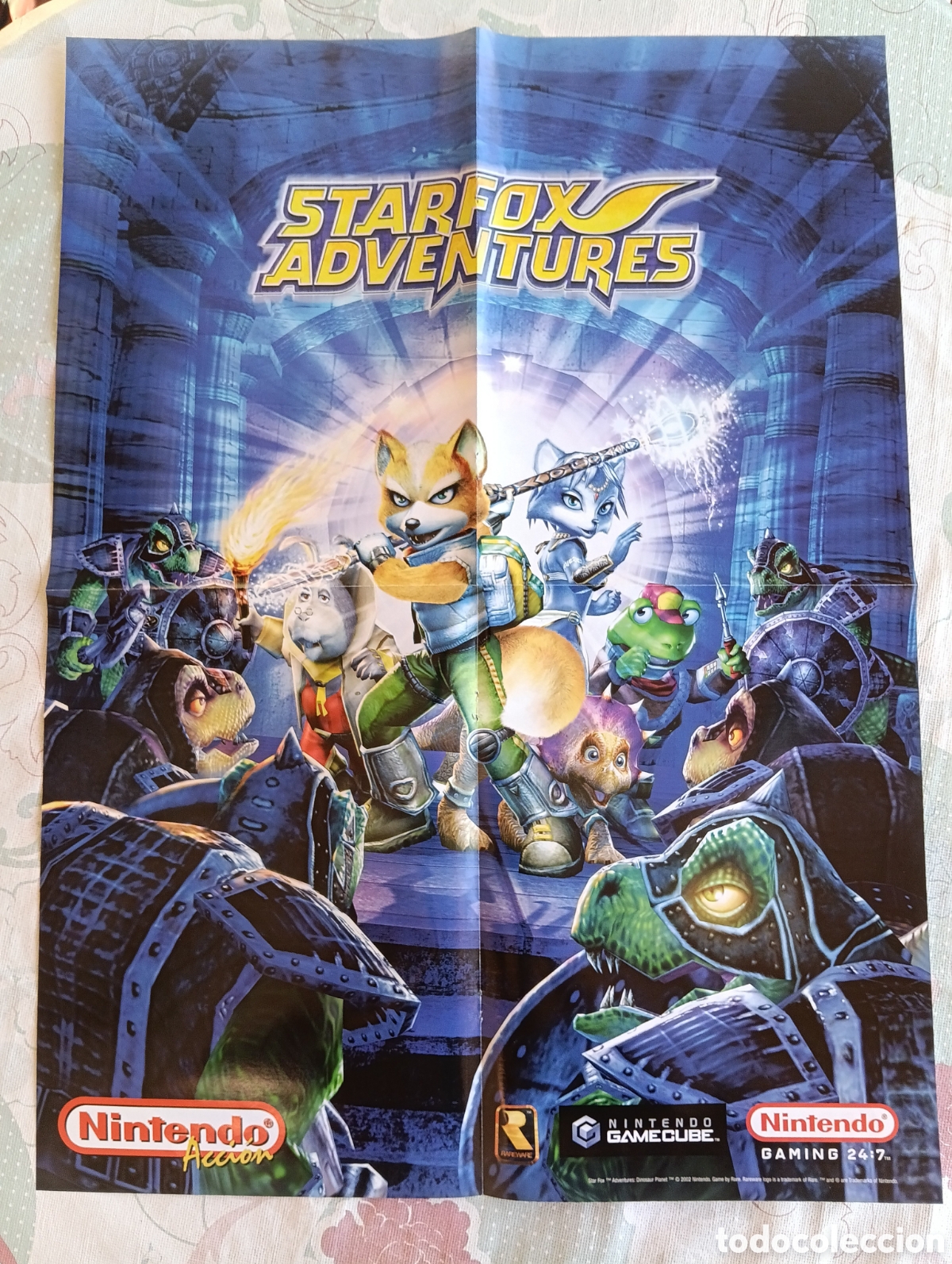 Otros art&iacute;culos de coleccionismo en papel: Poster Starfox adventures