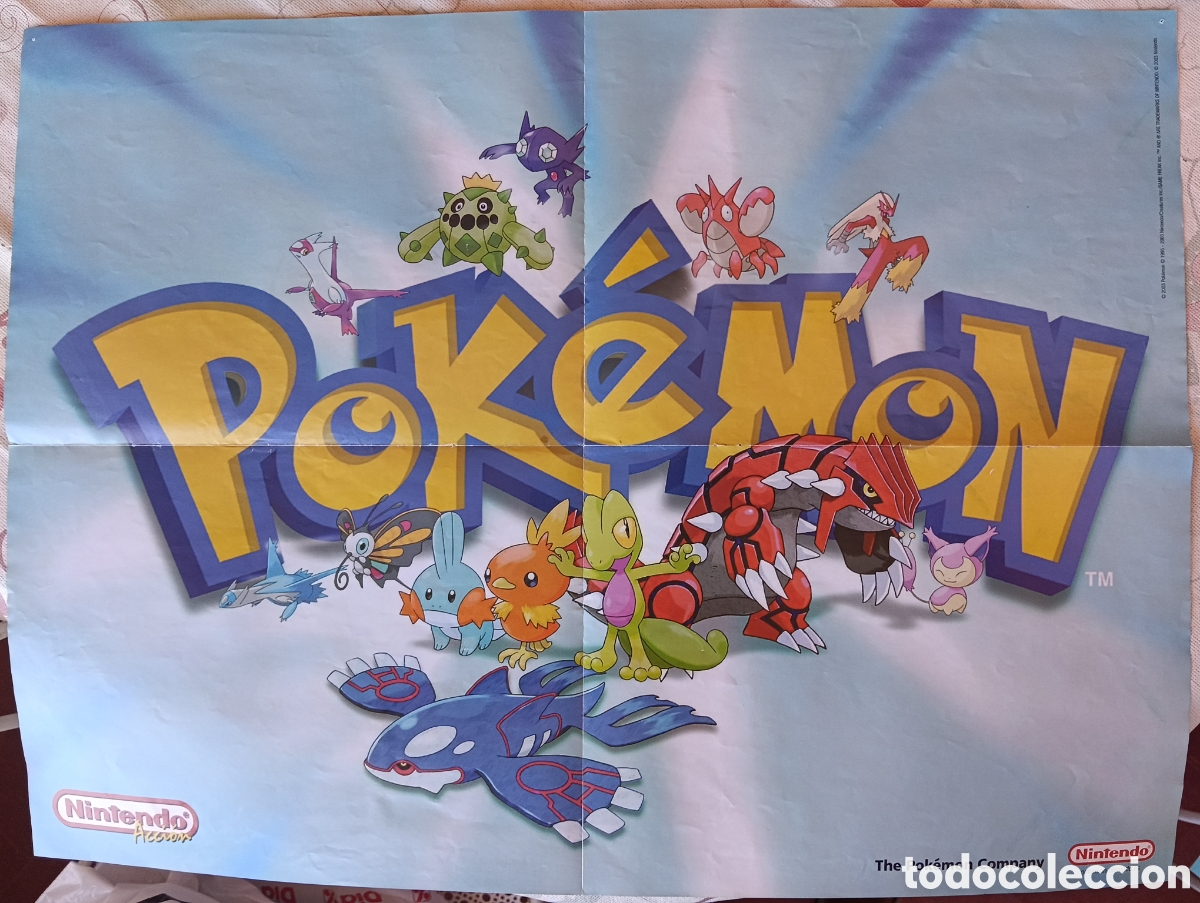 Otros art&iacute;culos de coleccionismo en papel: Poster Pok&eacute;mon Rub&iacute;/Zafiro