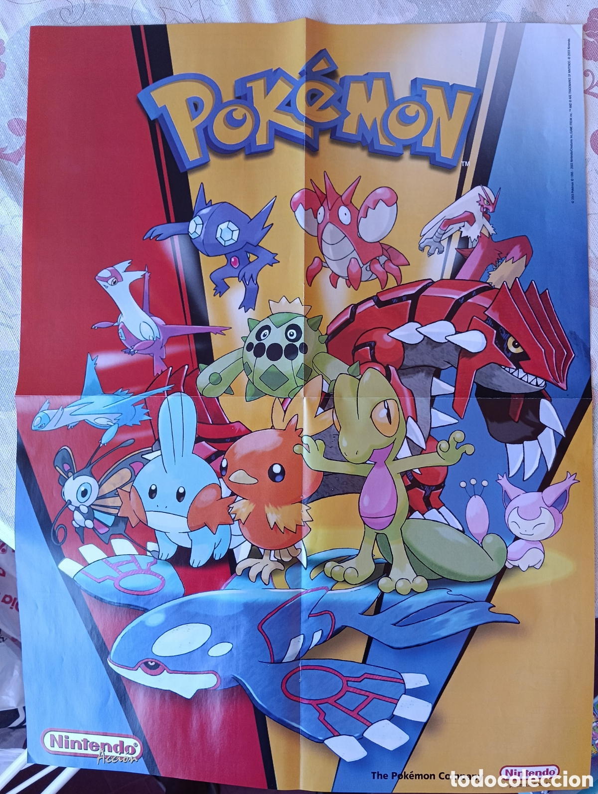 Otros art&iacute;culos de coleccionismo en papel: Poster Pok&eacute;mon Rub&iacute;/Zafiro