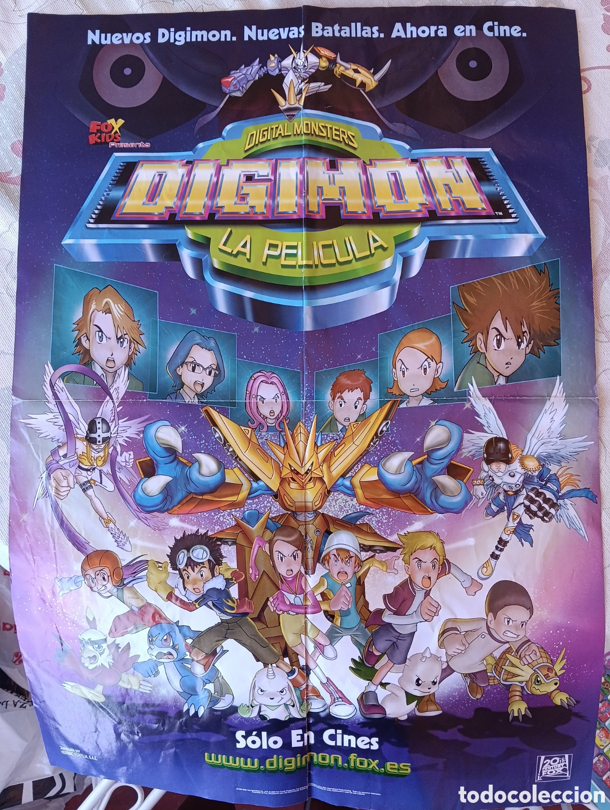 Otros art&iacute;culos de coleccionismo en papel: Poster Digimon la pel&iacute;cula