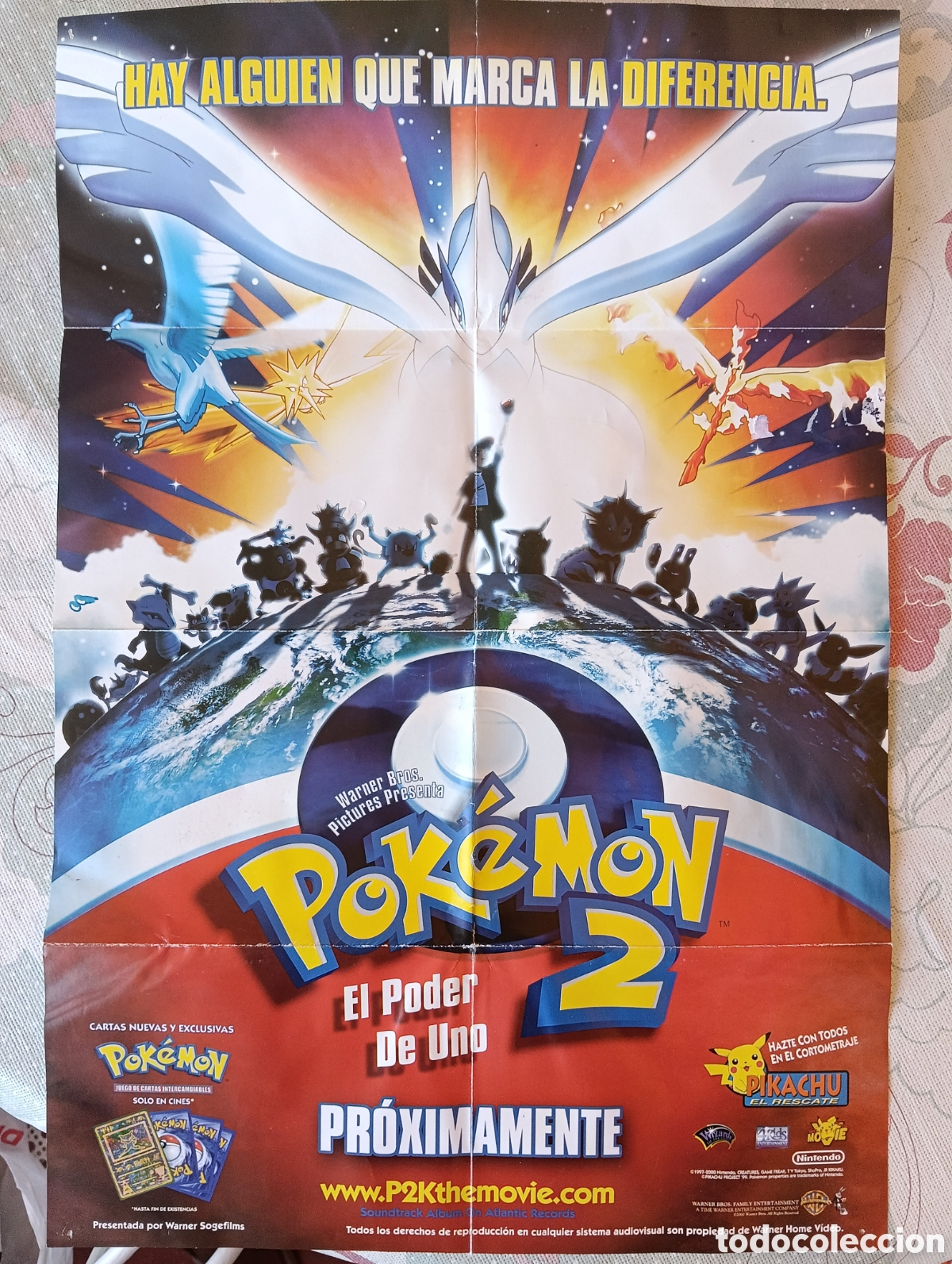 Otros art&iacute;culos de coleccionismo en papel: Poster Pok&eacute;mon 2 El Poder de uno