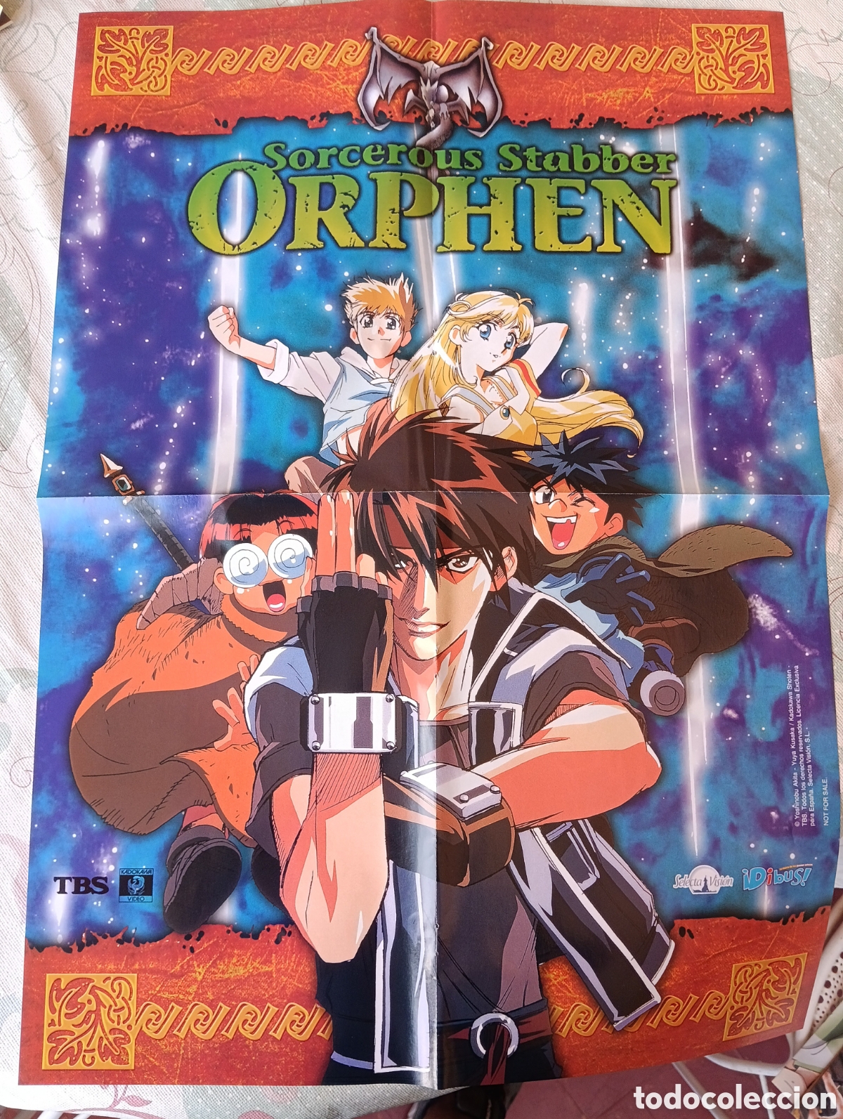 Otros art&iacute;culos de coleccionismo en papel: Poster Sorcerous Stabber Orphen