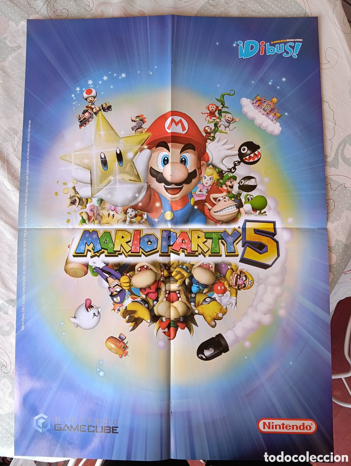 Otros art&iacute;culos de coleccionismo en papel: Poster Mario Party 5