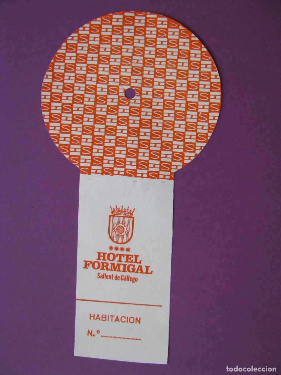 Otros art&iacute;culos de coleccionismo en papel: ETIQUETA, COLGANTE DE HOTEL FORMIGAL. SALLENT DE GALLEGO.