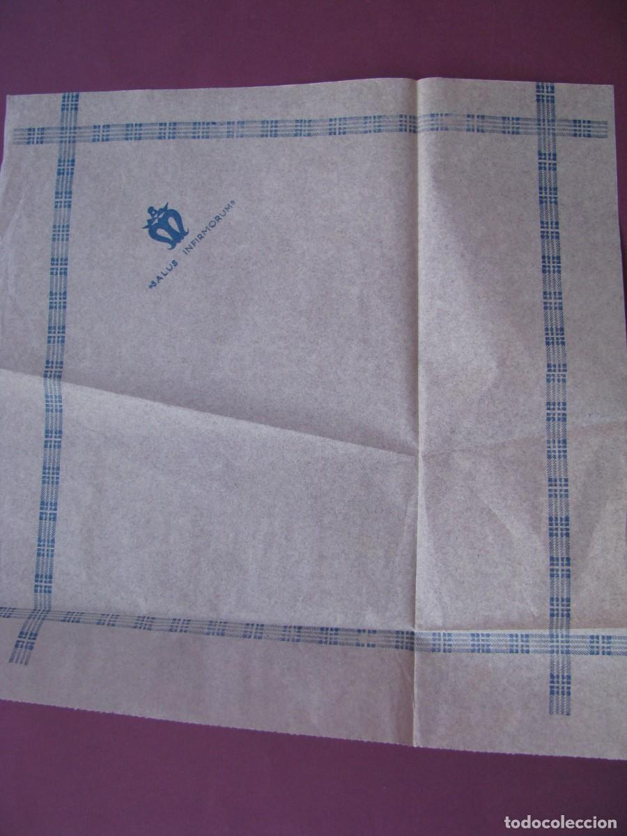 Otros art&iacute;culos de coleccionismo en papel: ANTIGUA SERVILLETA DE PAPEL. SALUS INFIRMORUM