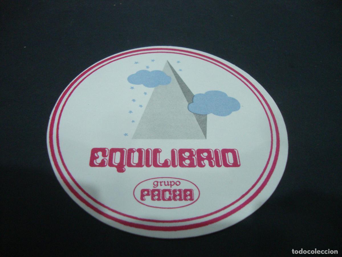 Otros art&iacute;culos de coleccionismo en papel: POSAVASOS DISCOTECA EQUILIBRIO PACHA