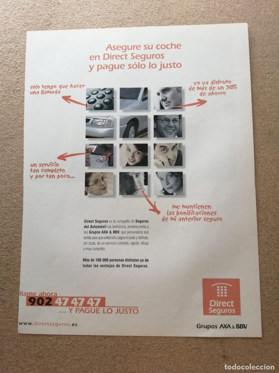 Otros art&iacute;culos de coleccionismo en papel: ANUNCIO. DIRECT SEGUROS
