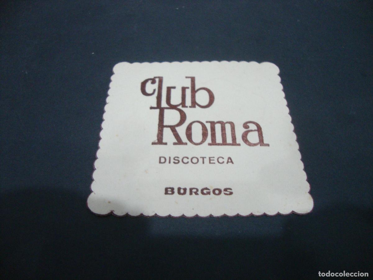 Otros art&iacute;culos de coleccionismo en papel: POSAVASOS DISCOTECA CLUB ROMA BURGOS