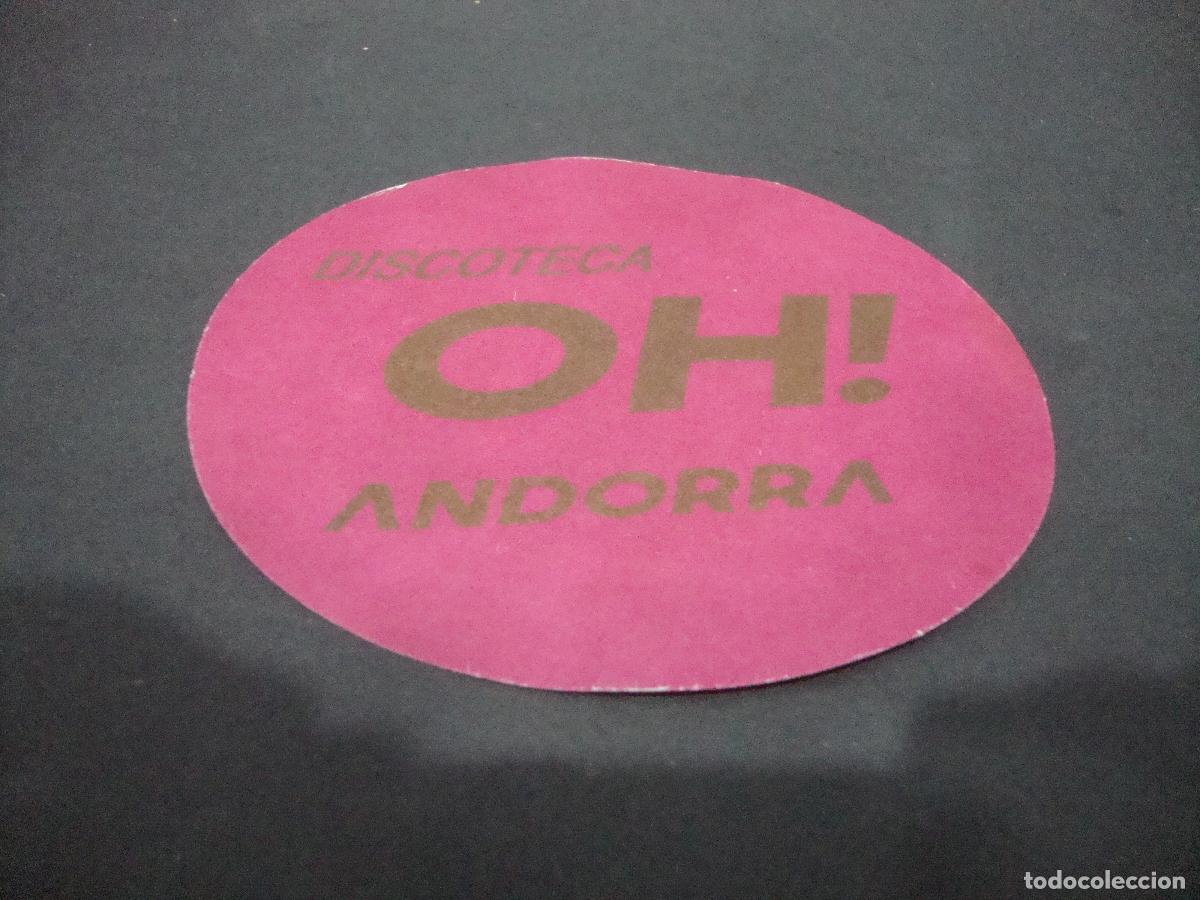 Otros art&iacute;culos de coleccionismo en papel: POSAVASOS DISCOTECA OH ANDORRA