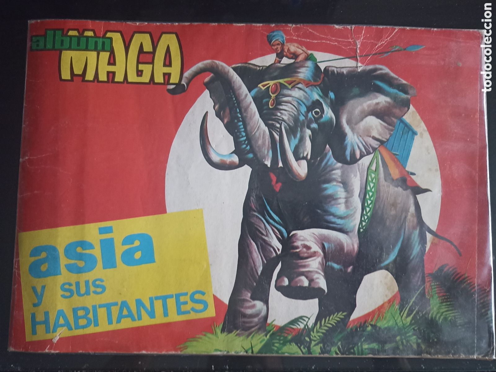 Otros art&iacute;culos de coleccionismo en papel: Album Asia y sus habitantes de Maga completo