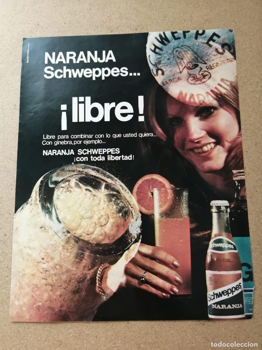Otros art&iacute;culos de coleccionismo en papel: ANUNCIO. NARANJA SCHWEPPES