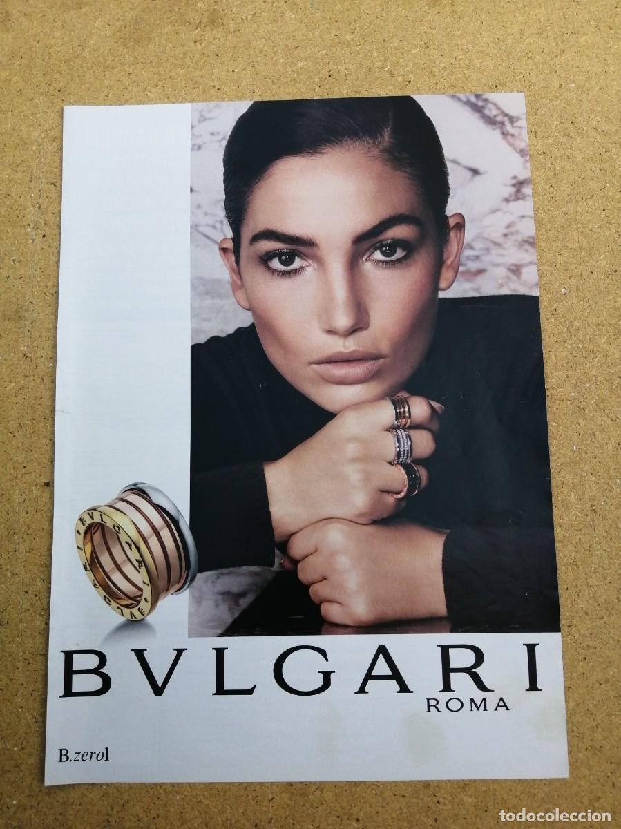 Otros art&iacute;culos de coleccionismo en papel: ANUNCIO. BULGARI....