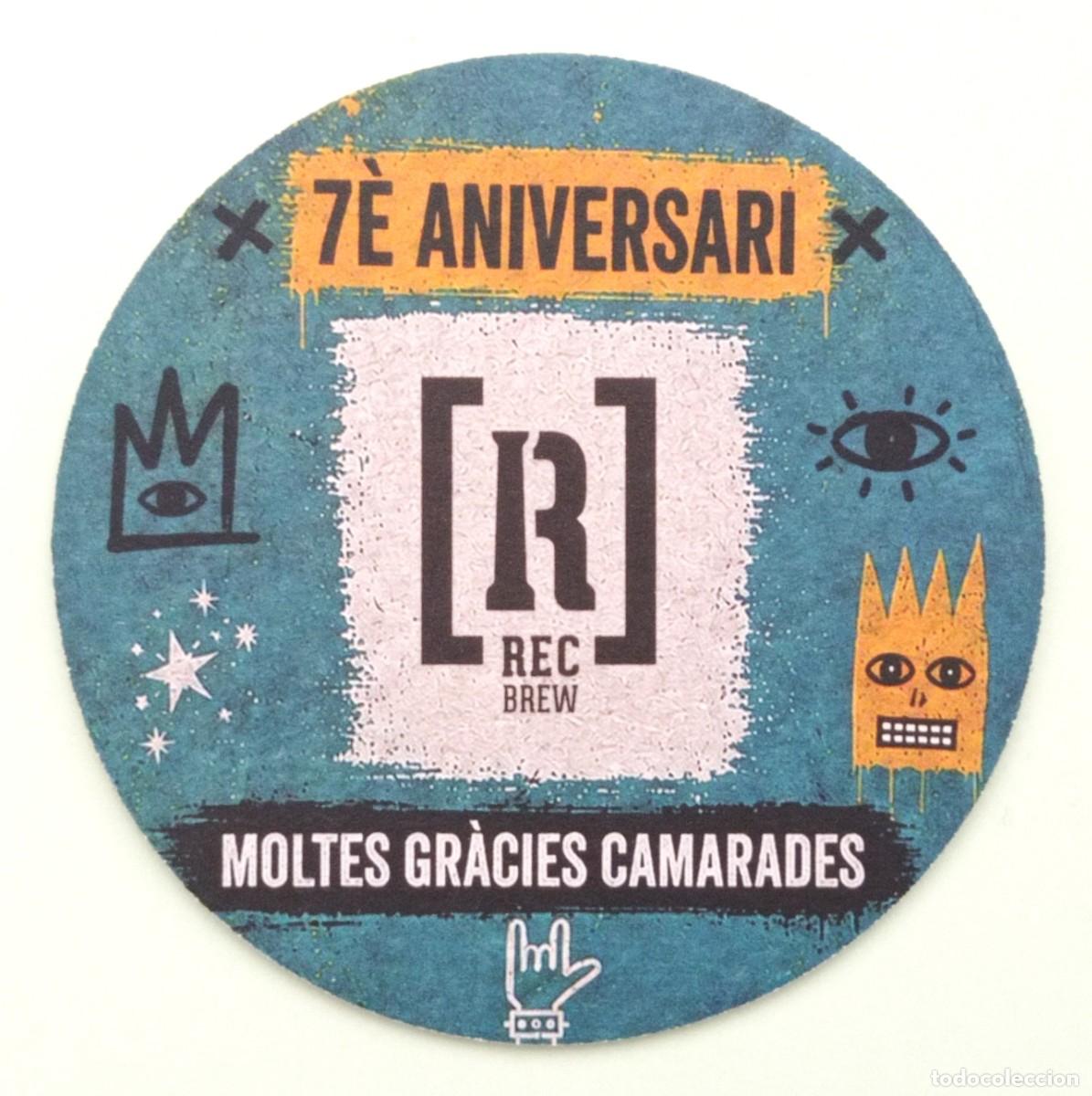 Otros art&iacute;culos de coleccionismo en papel: POSAVASO CERVEZA REC (7&ordm; ANIVERSARIO) (ESPA&Ntilde;A)