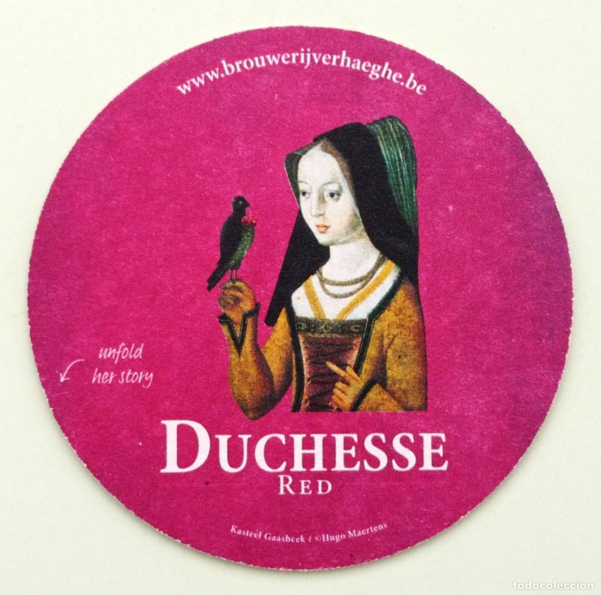 Otros art&iacute;culos de coleccionismo en papel: POSAVASO CERVEZA DUCHESSE RED (B&Eacute;LGICA)