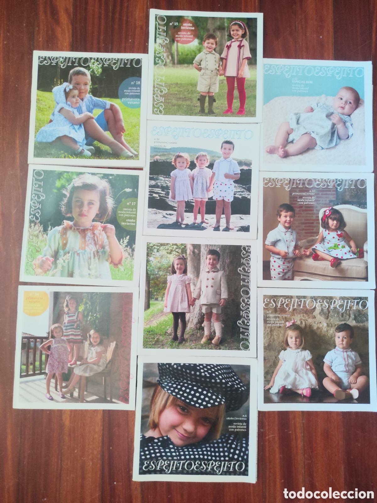 Otros art&iacute;culos de coleccionismo en papel: Lote 9 Revistas Espejito Espejito - Moda Infantil con Patrones (N&ordm; 6, 9, 11, 12, 14, 15, 16, 17, 18)