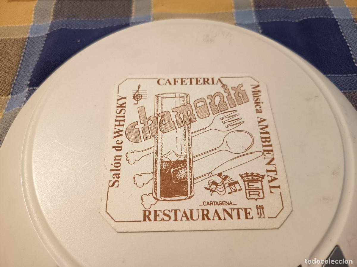 Otros art&iacute;culos de coleccionismo en papel: POSAVASOS CAFETERIA CHAMONIX-CARTAGENA-MURCIA