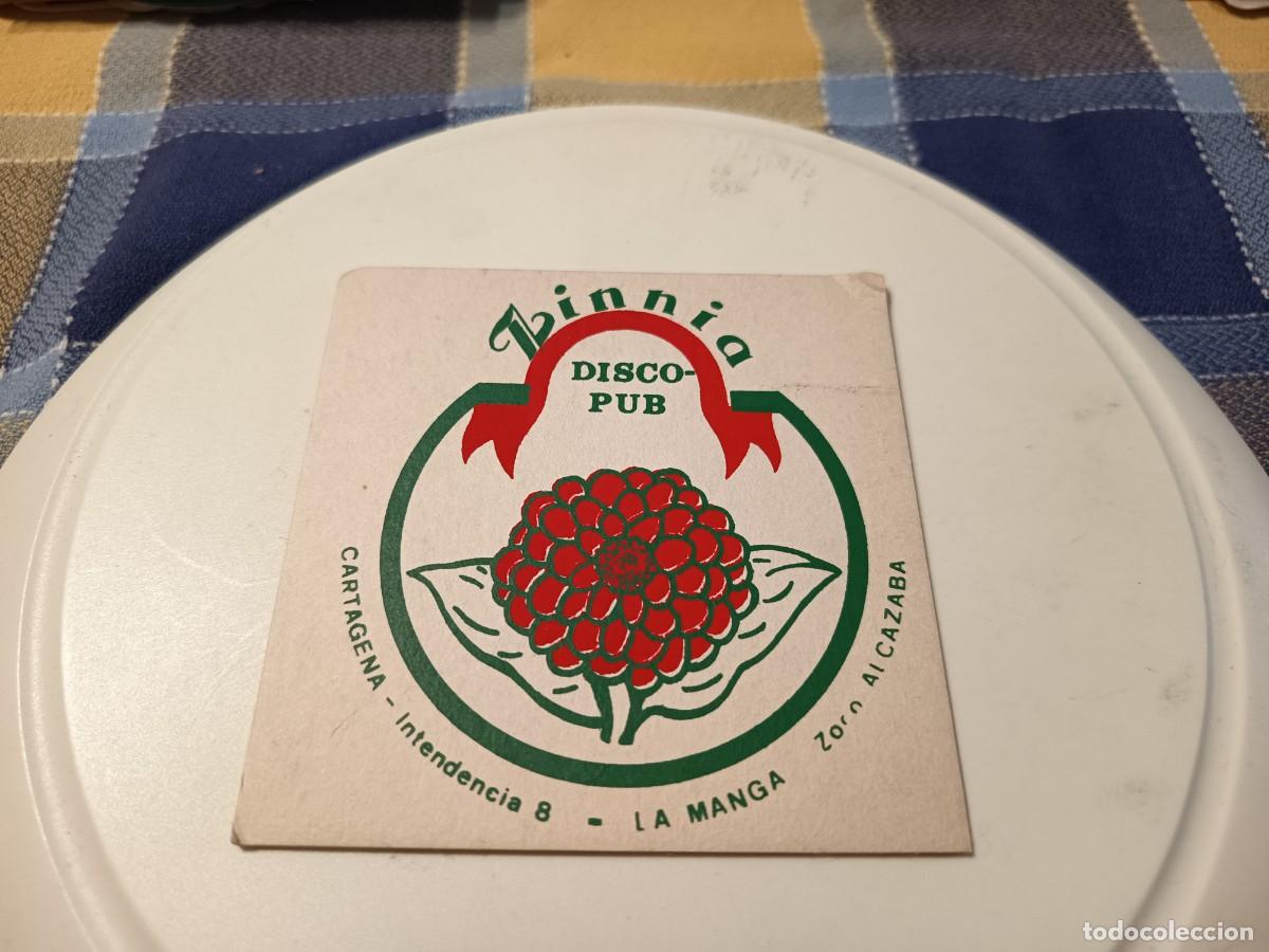 Otros art&iacute;culos de coleccionismo en papel: POSAVASOS DISCO PUB LINNIA-LA MANGA-MURCIA