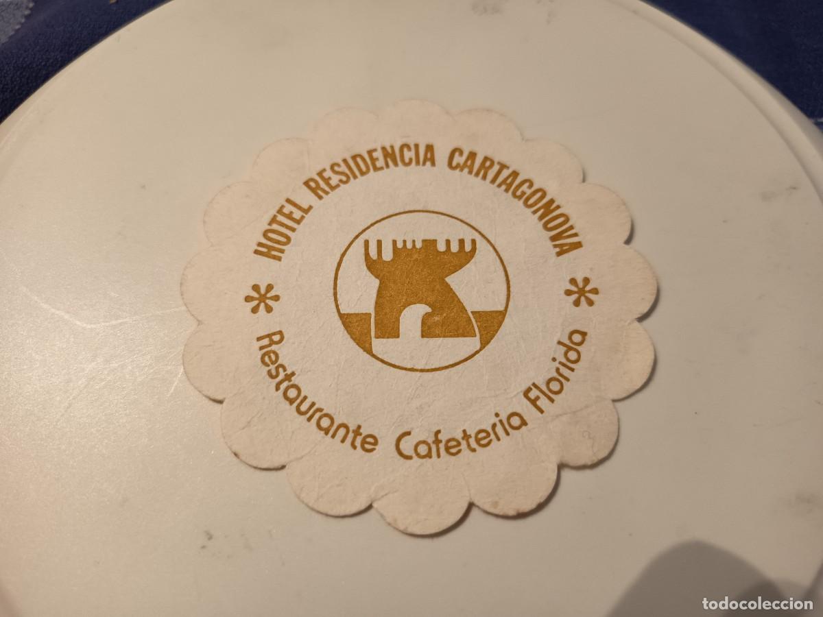 Otros art&iacute;culos de coleccionismo en papel: POSAVASOS HOTEL RESIDENCIA CARTAGONOVA-ALICANTE