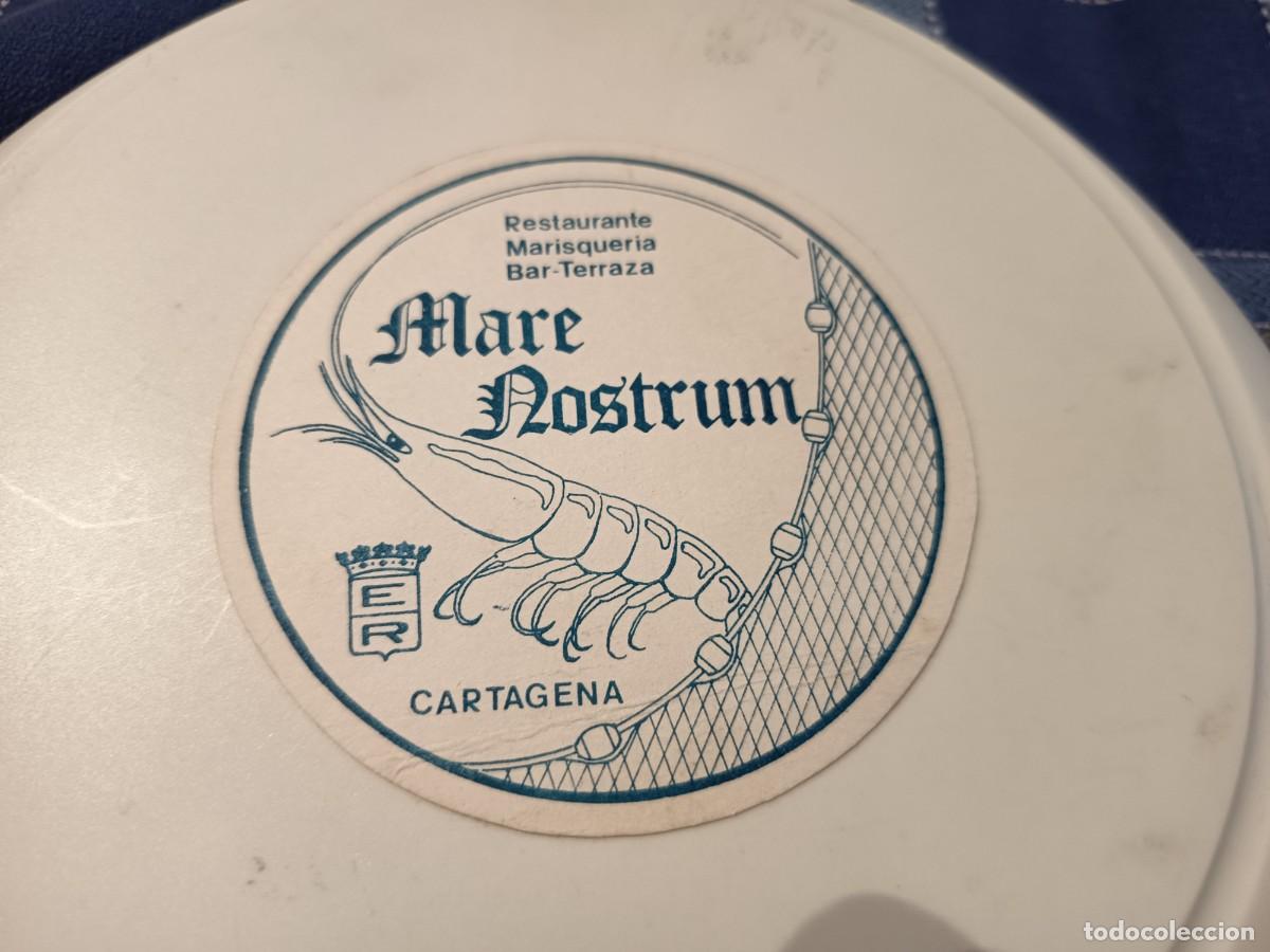Otros art&iacute;culos de coleccionismo en papel: POSAVASOS RESTAURANTE MARE NOSTRUM-CARTAGENA-MURCIA