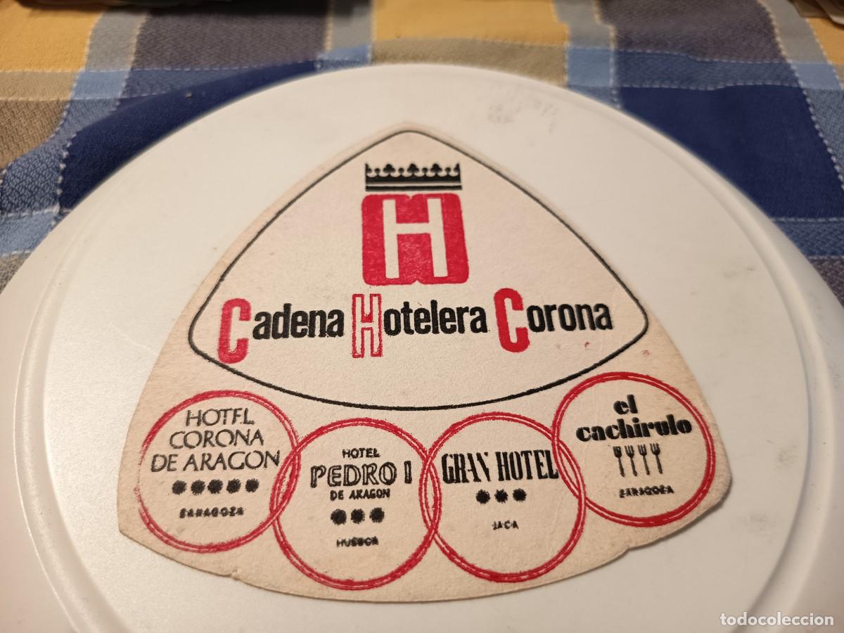 Otros art&iacute;culos de coleccionismo en papel: POSAVASOS CADENA HOTELERA CORONA-ARAGON