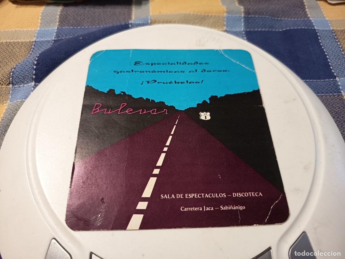 Otros art&iacute;culos de coleccionismo en papel: POSAVASOS DISCOTECA BULEVAR-ARAGON