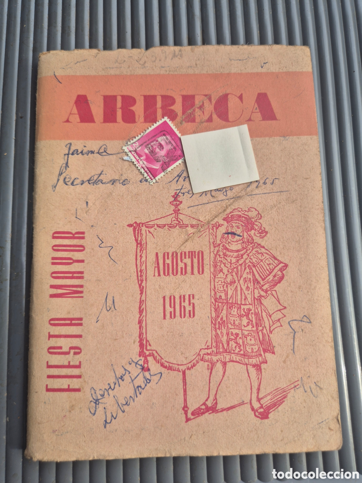 Otros art&iacute;culos de coleccionismo en papel: PROGRAMA FESTA MAJOR ARBECA 1965