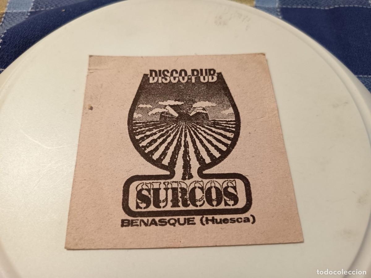 Otros art&iacute;culos de coleccionismo en papel: POSAVASOS DISCO PUB SURCOS-BENASQUE-HUESCA