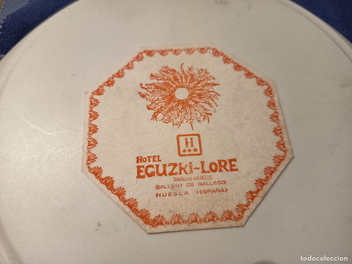 Otros art&iacute;culos de coleccionismo en papel: POSAVASOS HOTEL EGUZKI LORE-SALLENT DE GALLEGO-HUESCA