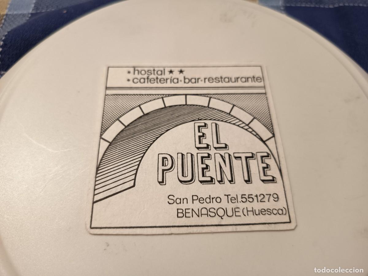 Otros art&iacute;culos de coleccionismo en papel: POSAVASOS HOSTAL RESTAURANTE EL PUENTE-BENASQUE-HUESCA