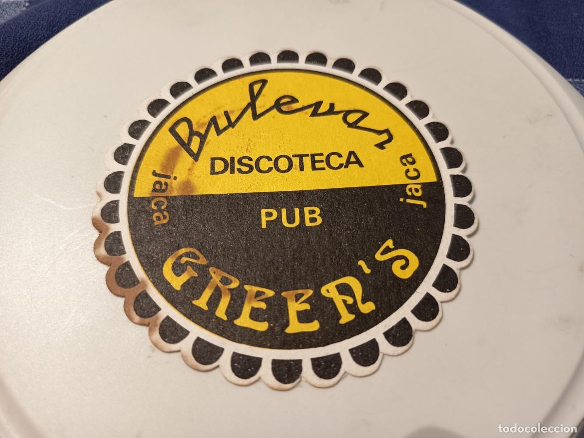 Otros art&iacute;culos de coleccionismo en papel: POSAVASOS DISCOTECA GREEN'S-JACA-HUESCA