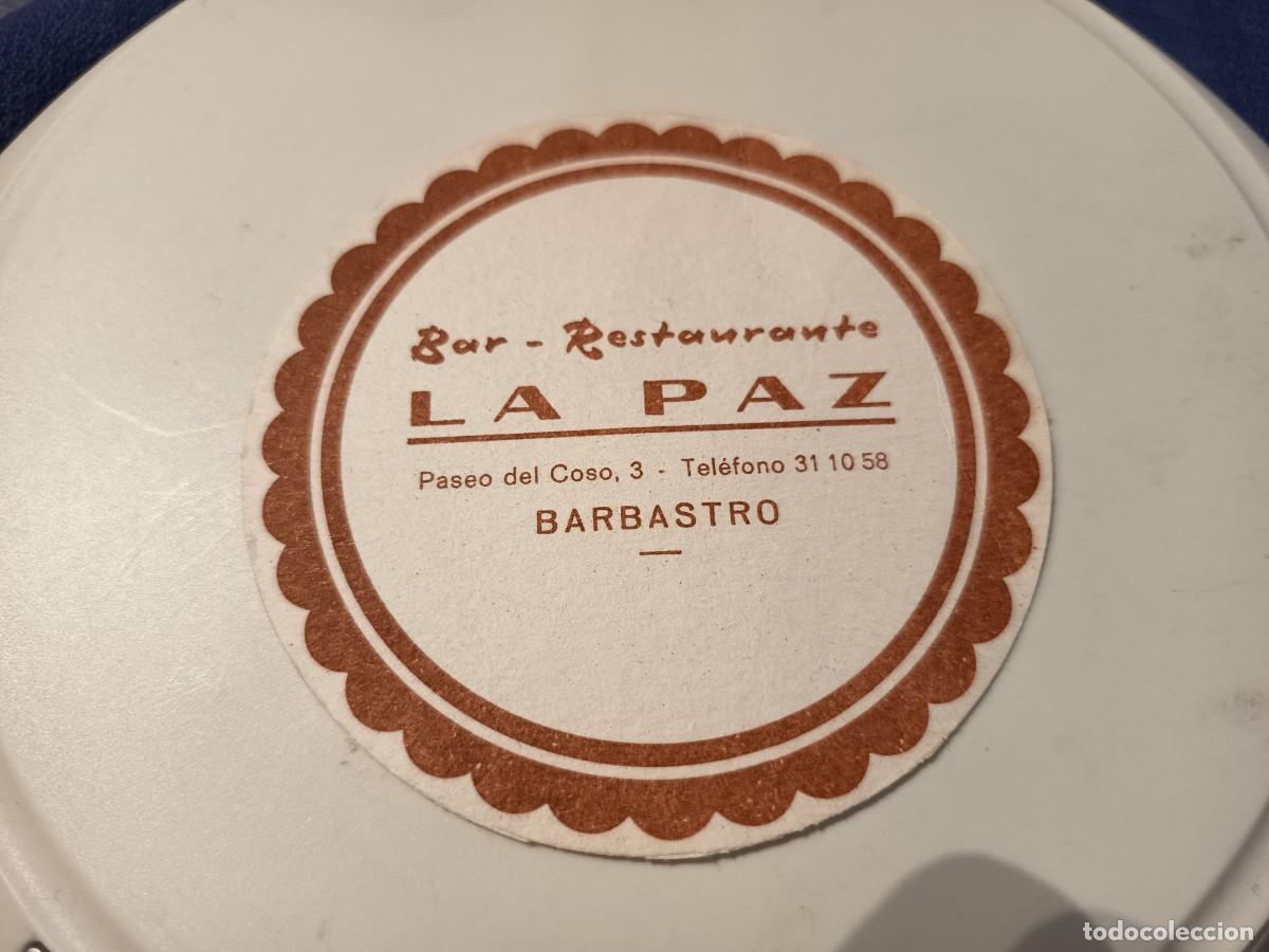 Otros art&iacute;culos de coleccionismo en papel: POSAVASOS RESTAURANTE LA PAZ-BARBASTRO-HUESCA
