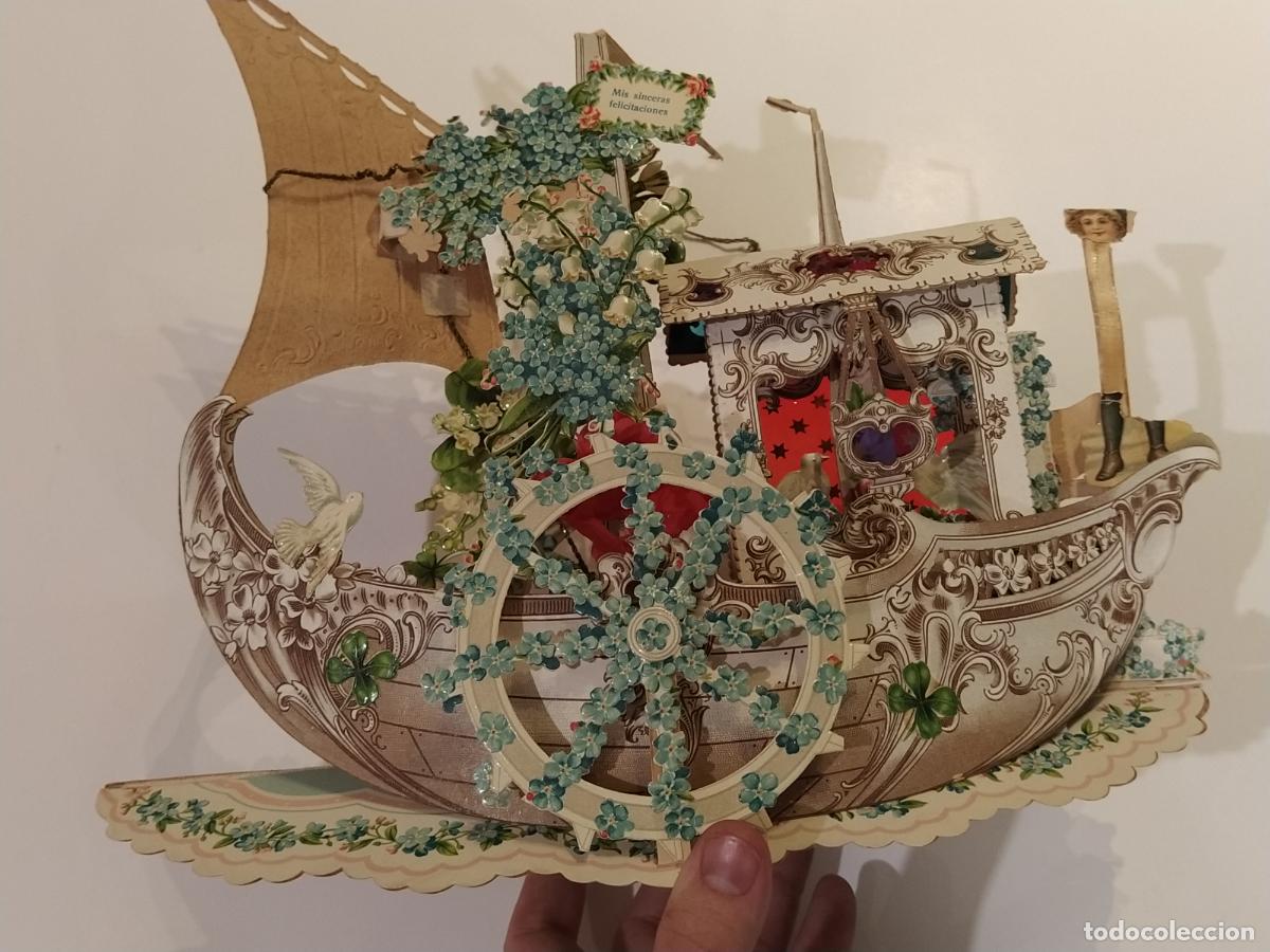 Sammelleidenschaft Andere Papierartikel: BARCO POP UP TROQUELADO MOVIBLE MUY ANTIGUO -VER FOTOS ADICIONALES