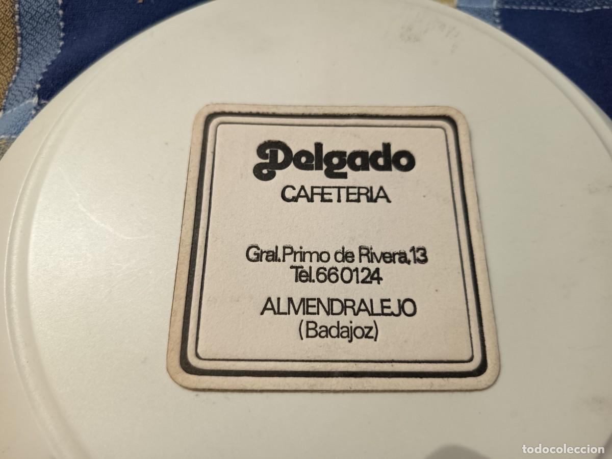 Otros art&iacute;culos de coleccionismo en papel: POSAVASOS CAFETERIA DELGADO-ALMENDRALEJO-BADAJOZ