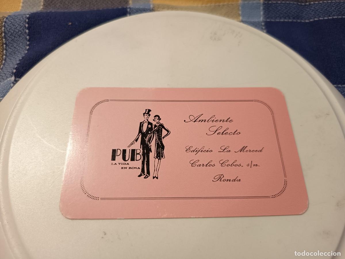 Otros art&iacute;culos de coleccionismo en papel: POSAVASOS PUB LA VIDA EN BONA-RONDA -MALAGA