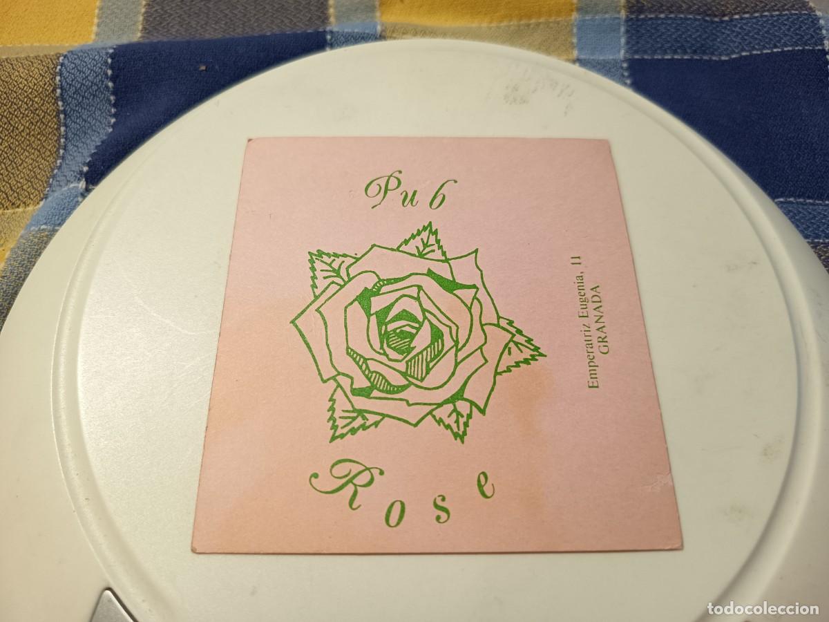 Otros art&iacute;culos de coleccionismo en papel: POSAVASOS PUB ROSE-GRANADA