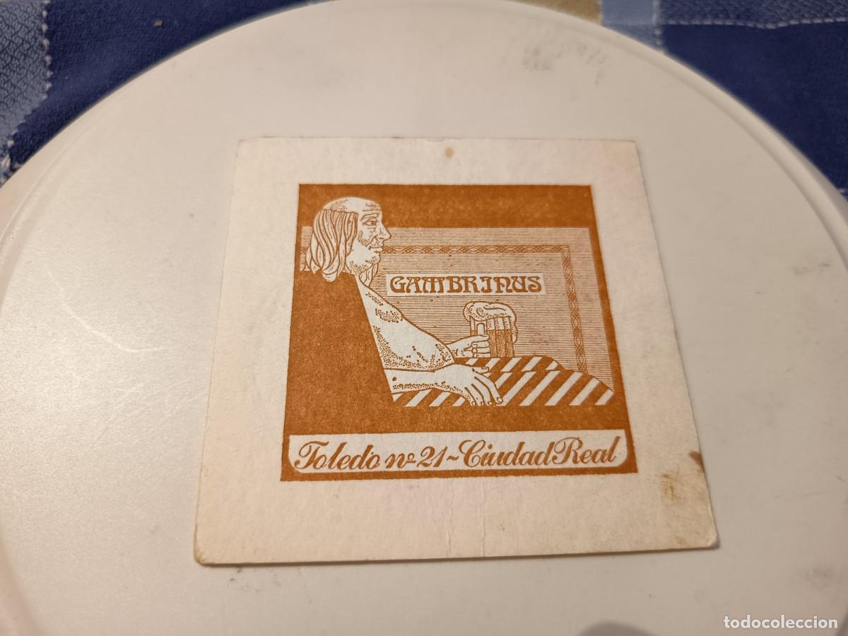 Otros art&iacute;culos de coleccionismo en papel: POSAVASOS CERVECERIA GAMBRINUS-CIUDAD REAL