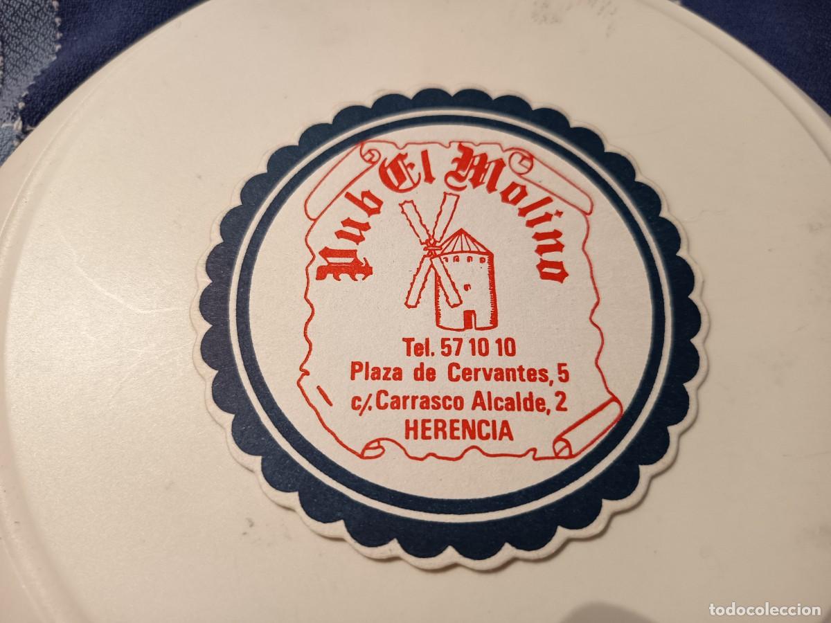 Otros art&iacute;culos de coleccionismo en papel: POSAVASOS PUB EL MOLINO-HERENCIA-CIUDAD REAL
