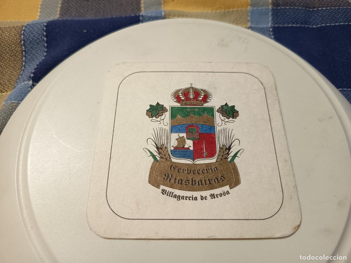 Otros art&iacute;culos de coleccionismo en papel: POSAVASOS CERVECERIA RIASBAIRAS-VILLAGARCIA DE AROSA-PONTEVEDRA
