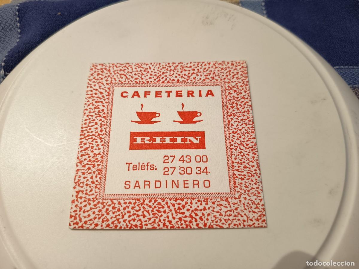 Otros art&iacute;culos de coleccionismo en papel: POSAVASOS CAFETERIA RHIN-SARDINERO-CANTABRIA