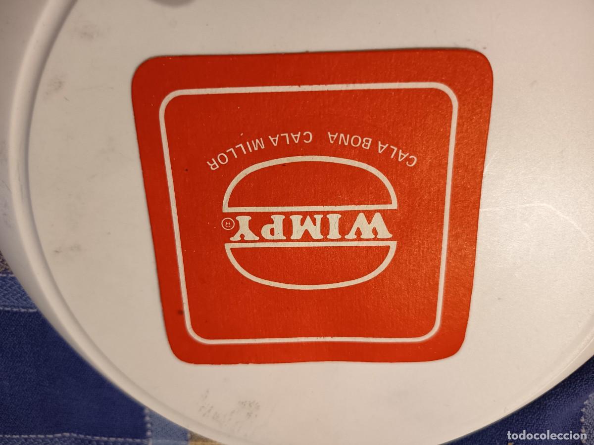 Otros art&iacute;culos de coleccionismo en papel: POSAVASOS HAMBURGUESERIA WIMPY-CALA MILLOR-MALLORCA