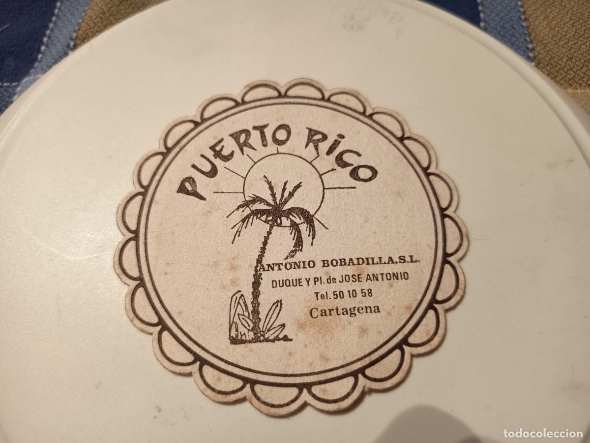 Otros art&iacute;culos de coleccionismo en papel: POSAVASOS RESTAURANTE PUERTO RICO-CARTAGENA-MURCIA