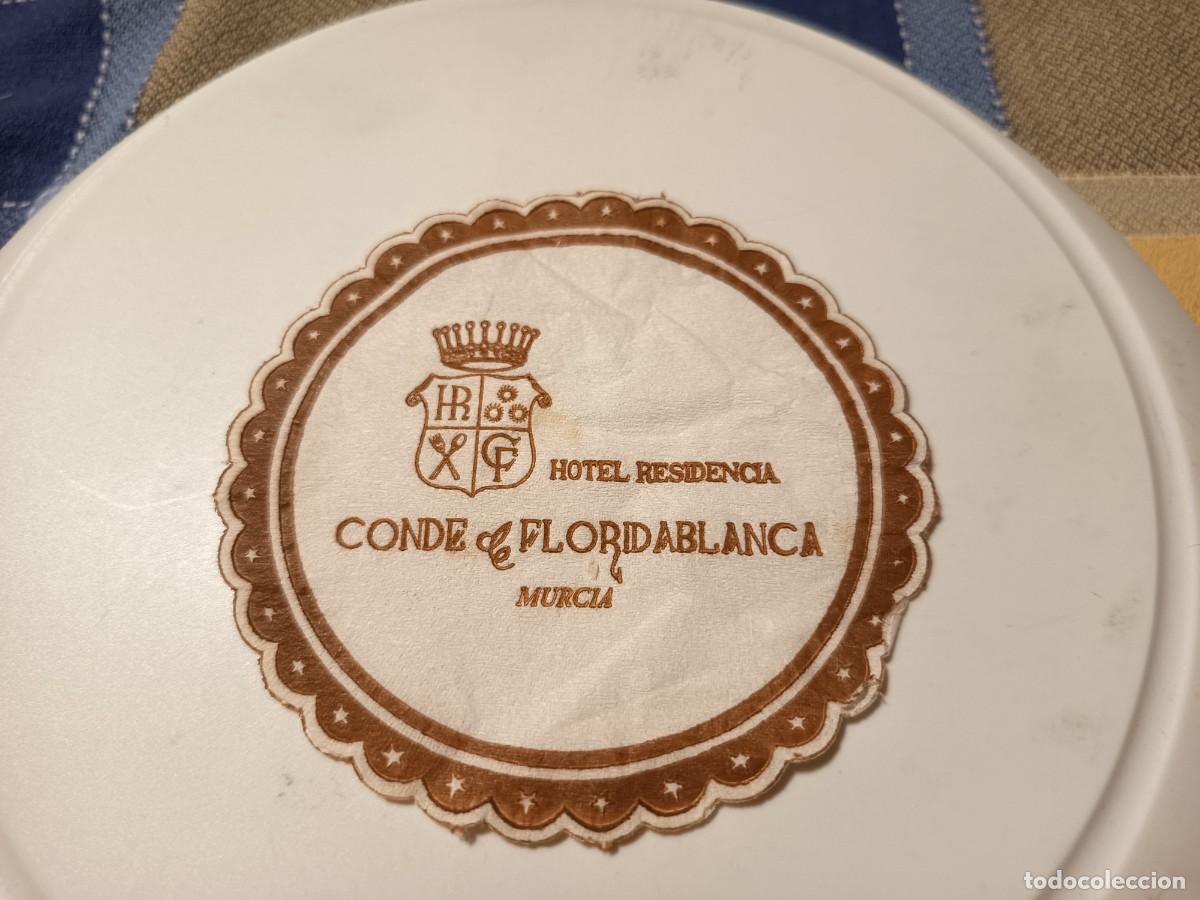 Otros art&iacute;culos de coleccionismo en papel: POSAVASOS HOTEL RESIDENCIA CONDE DE FLORIDABLANCA-MURCIA