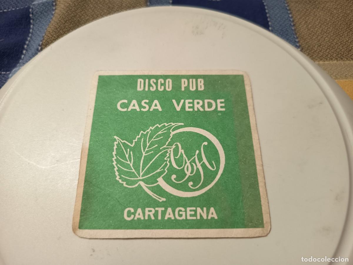 Otros art&iacute;culos de coleccionismo en papel: POSAVASOS DISCO PUB CASA VERDE-CARTAGENA-MURCIA