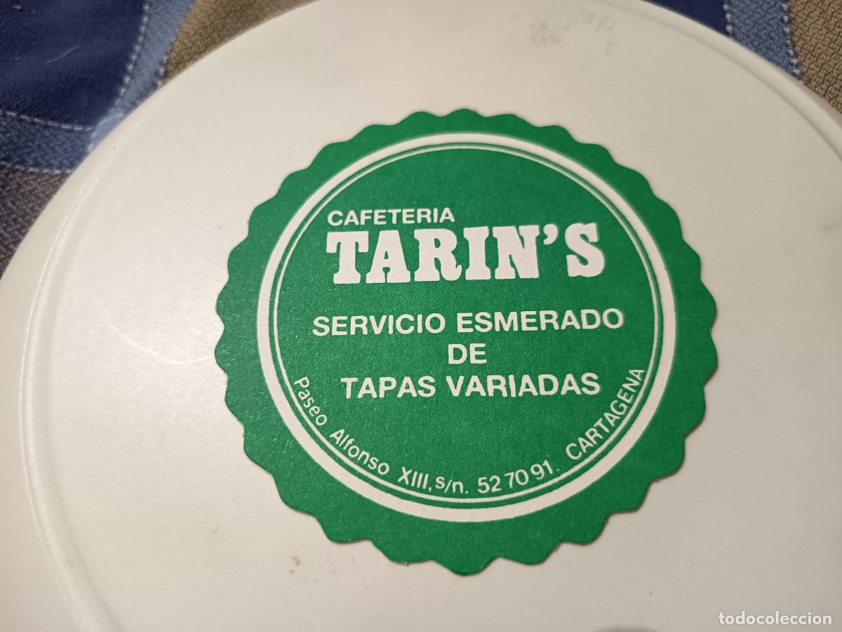 Otros art&iacute;culos de coleccionismo en papel: POSAVASOS CAFETERIA TARIN'S-CARTAGENA-MURCIA