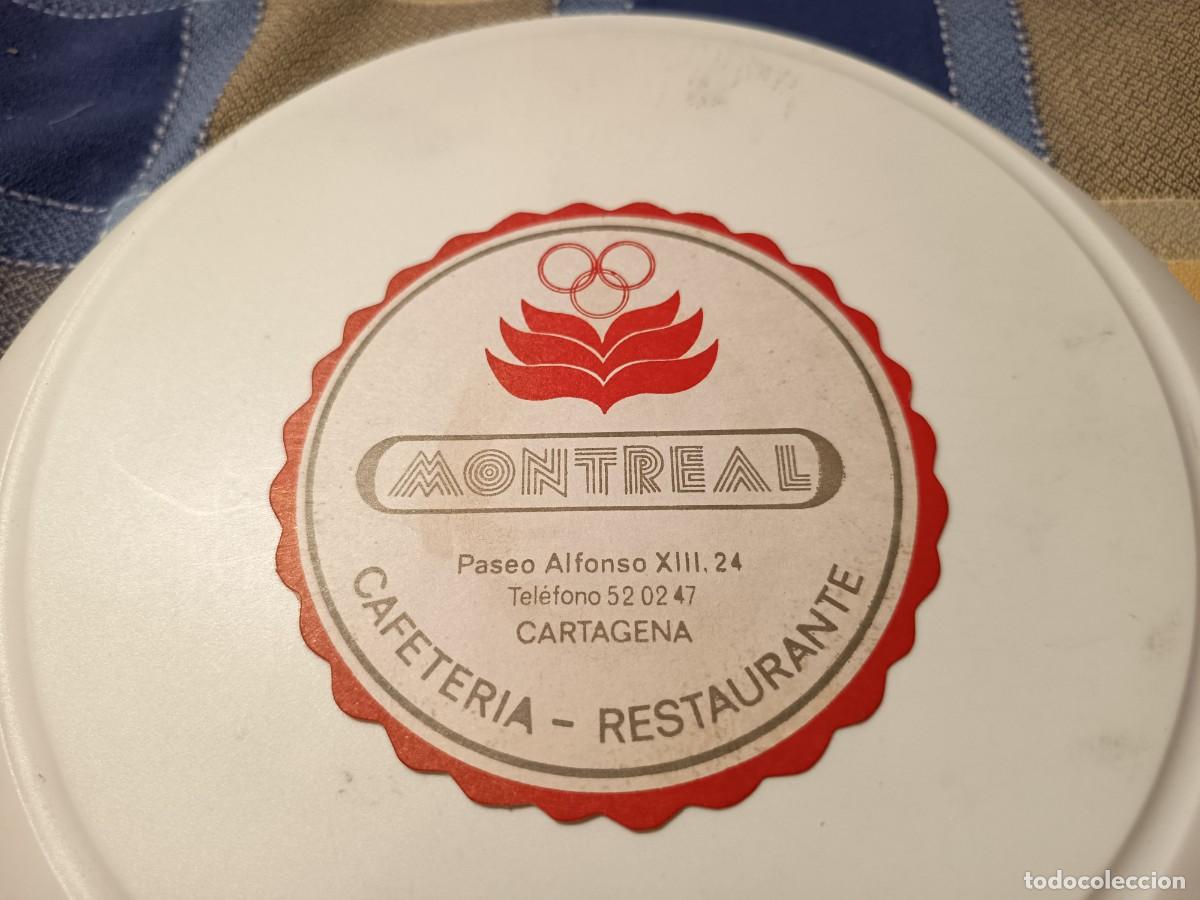 Otros art&iacute;culos de coleccionismo en papel: POSAVASOS CAFETERIA MONTREAL-CARTAGENA-MURCIA