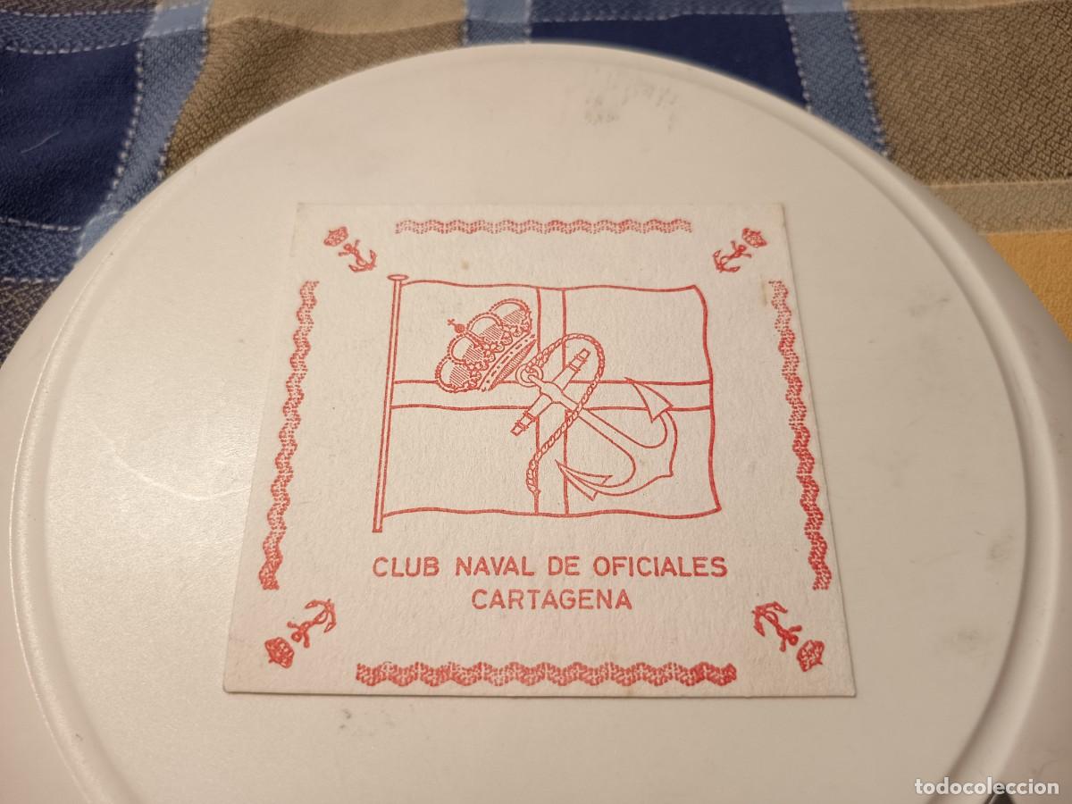Otros art&iacute;culos de coleccionismo en papel: POSAVASOS CLUB NAVAL DE OFICIALES-CARTAGENA-MURCIA